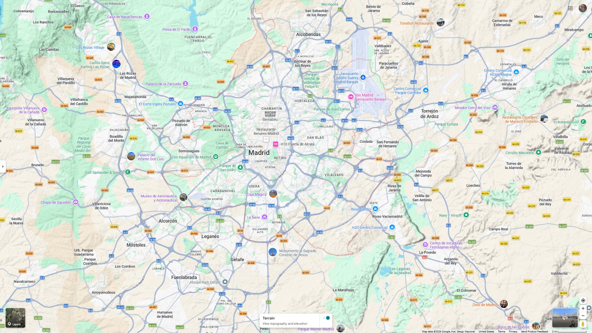 Madrid Map
